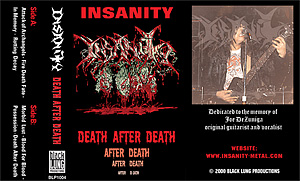 Insanity Death After Death cassette